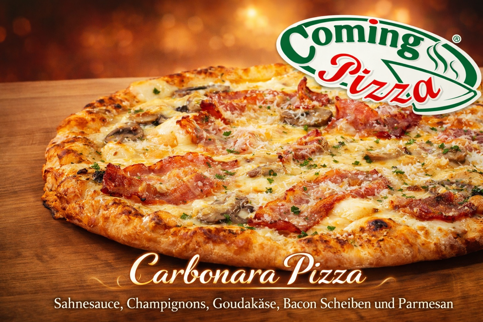 Coming Pizza Quedlinburg NEU EINGETROFFEN!!! PIZZA CARBONARA