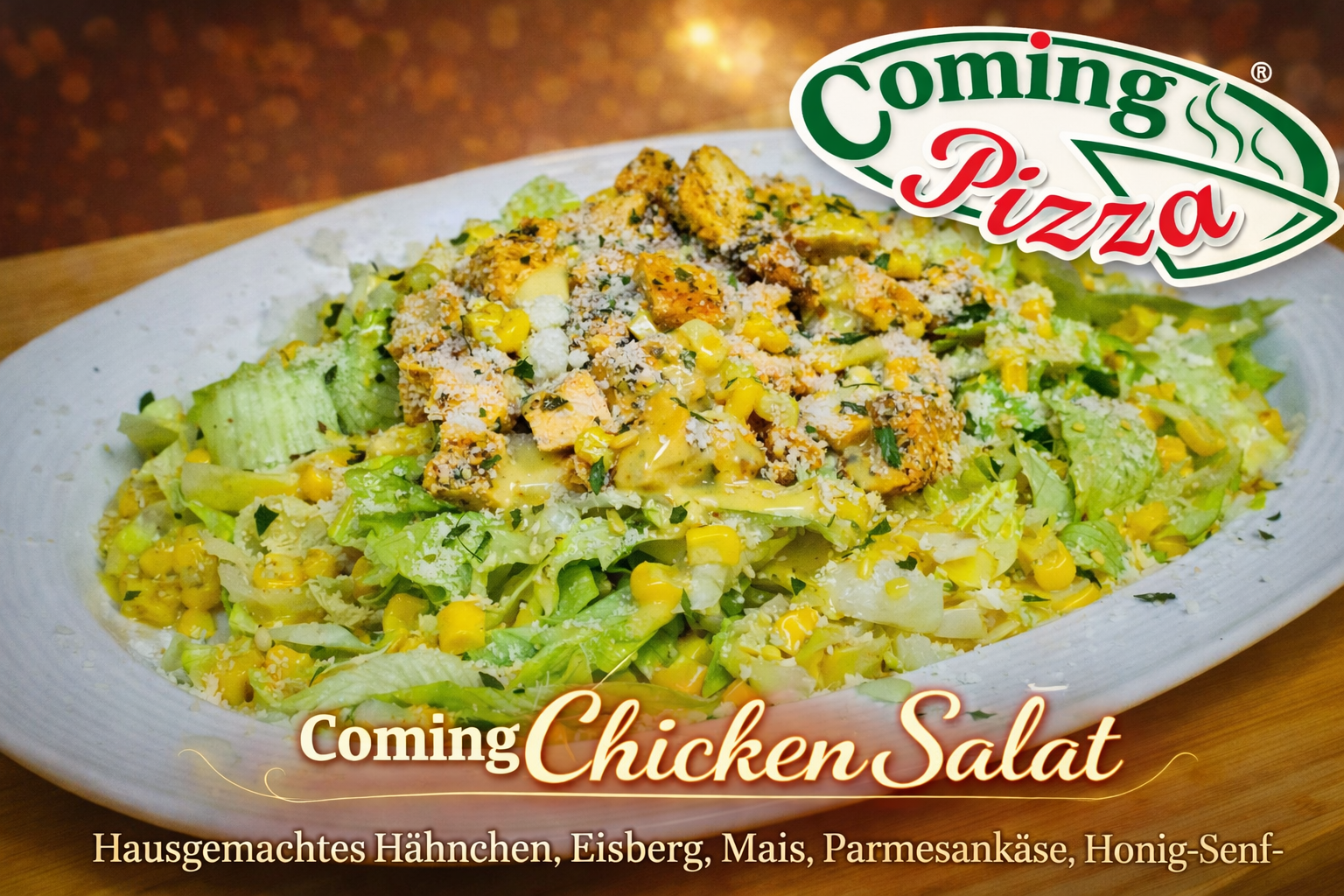 Coming Pizza Quedlinburg Neu eingetroffen!!! Chicken Salat